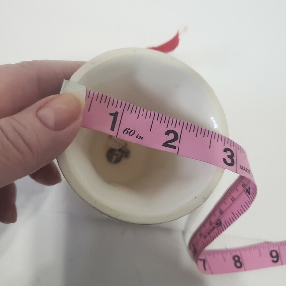 Pfaltzgraff Ornament Christmas Heritage Bell Hanging Porcelain Dated 1992 Vtg - Picture 7 of 7